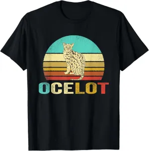 Vintage Ocelot Shirt Sunset T-Shirt