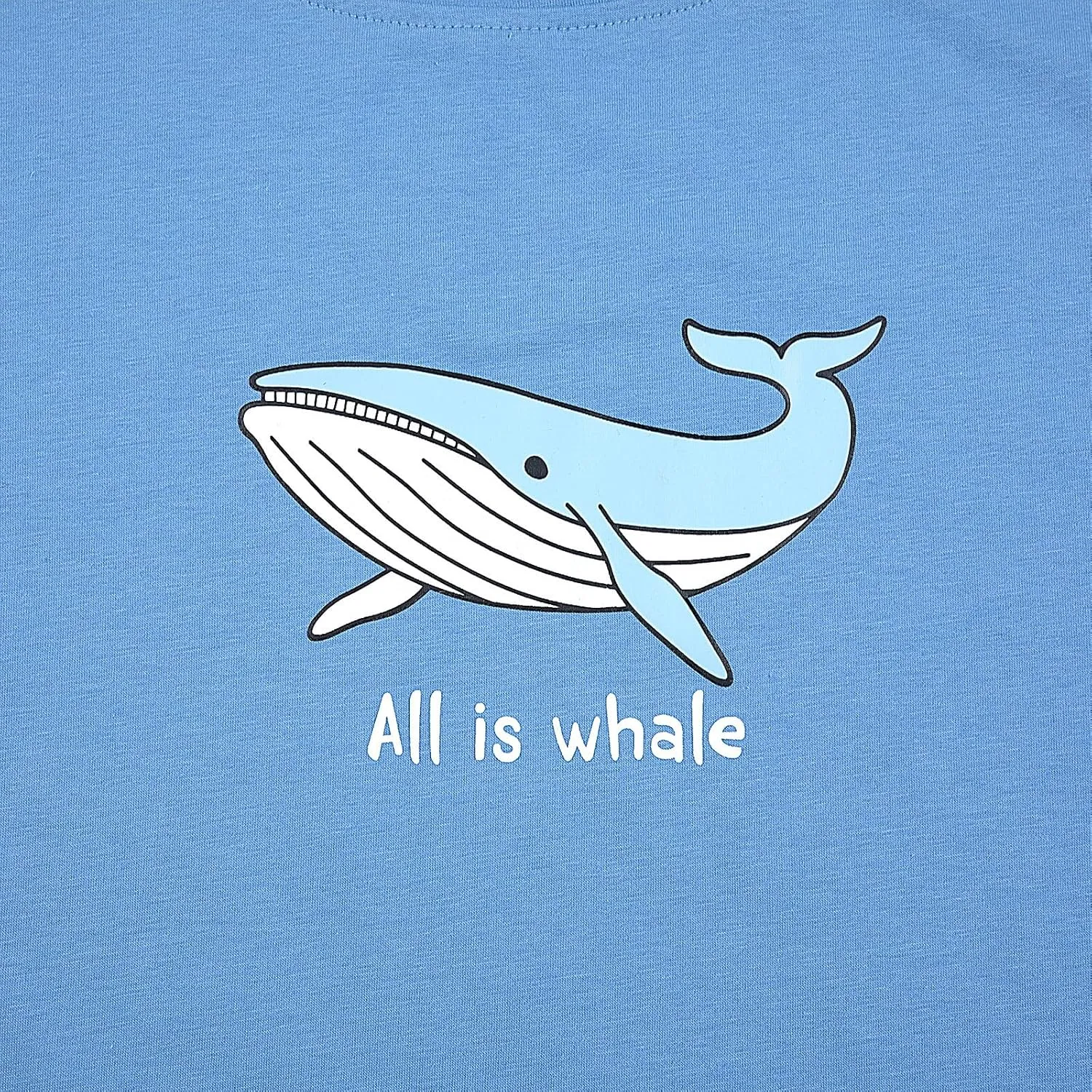 Whale Oversized Shirt for Women All is Whale Funny Beach Tshirt Hawaii Vacation Summer Casual Loose Graphic Tops