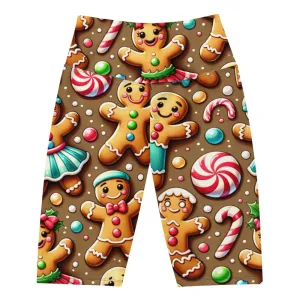Whimsical Winter Wear Biker Shorts