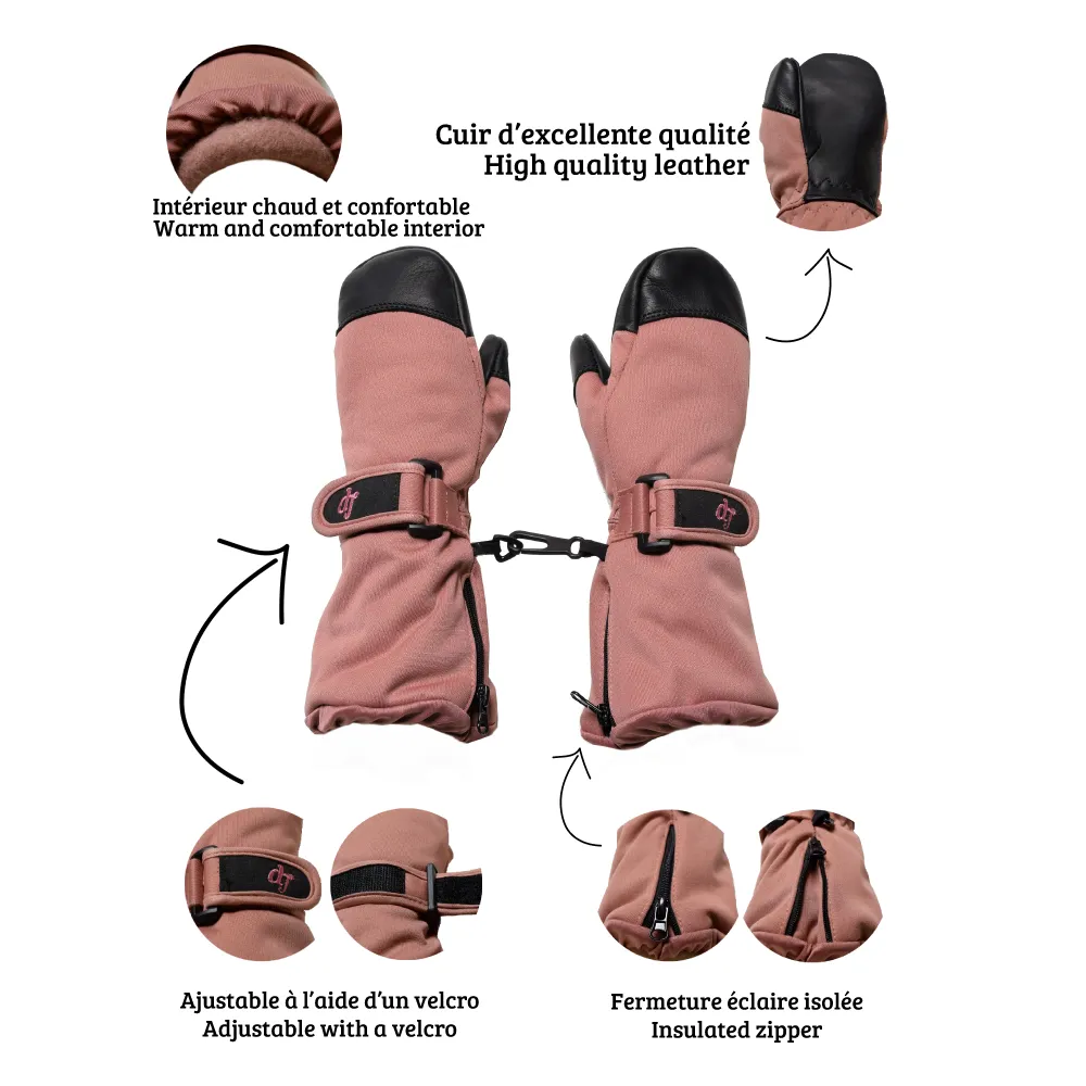 Winter mitts (Adventure Pink)