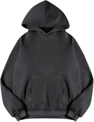 Women Fleece Oversized Hoodie Sweatshirt Long Sleeve Pocket Drop Shoulder Pullovers Top Fall Winter Clothes