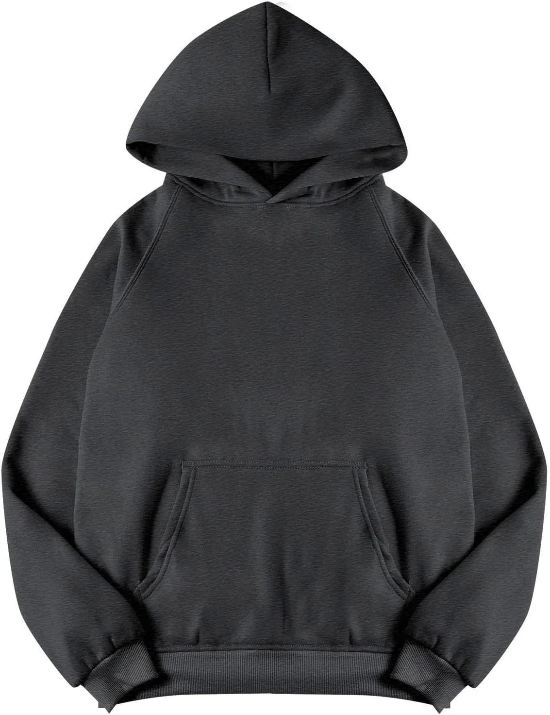 Women Fleece Oversized Hoodie Sweatshirt Long Sleeve Pocket Drop Shoulder Pullovers Top Fall Winter Clothes
