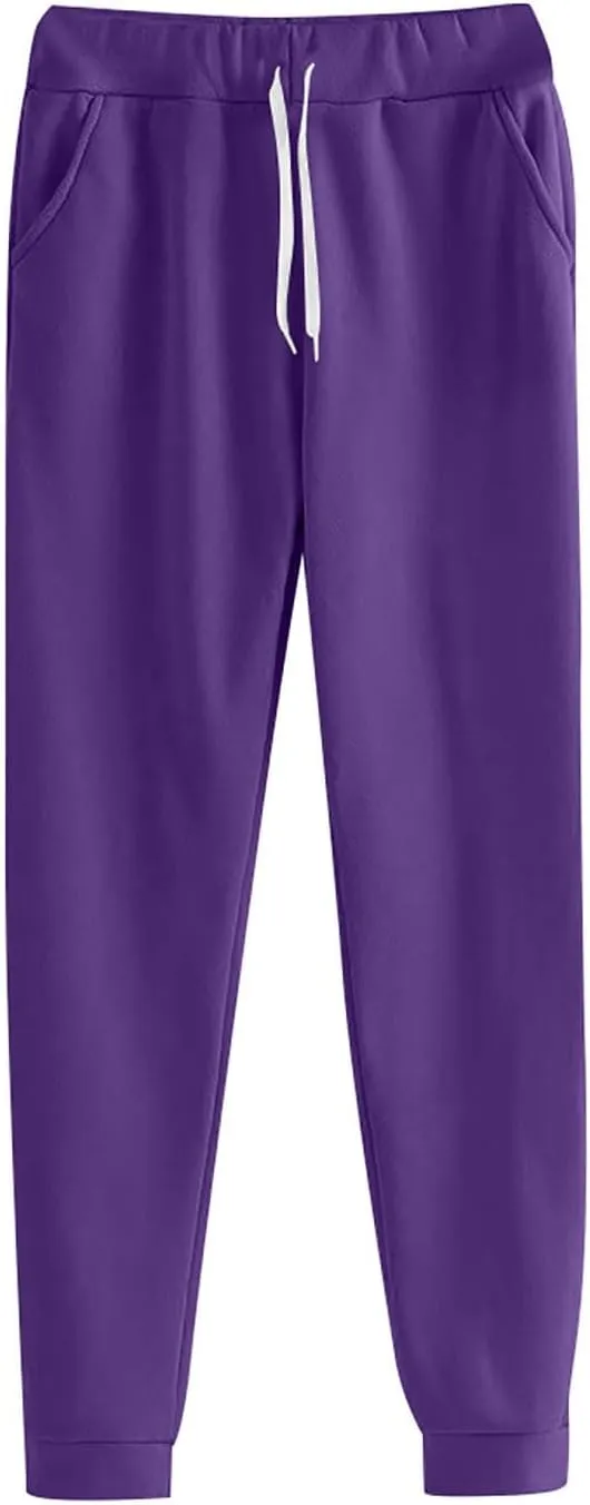 Womens 2 Piece Outfits Solid Color Oversized Hoodies and Pants Sets Fall Fashion Lounge Jogger Track Suits