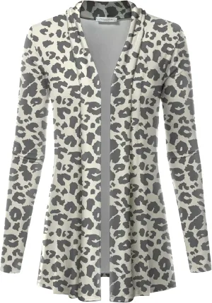 Women's Casual Lightweight Open Front Cardigans with Pockets and Formal Thin Kimono Duster Sweater Cardigan