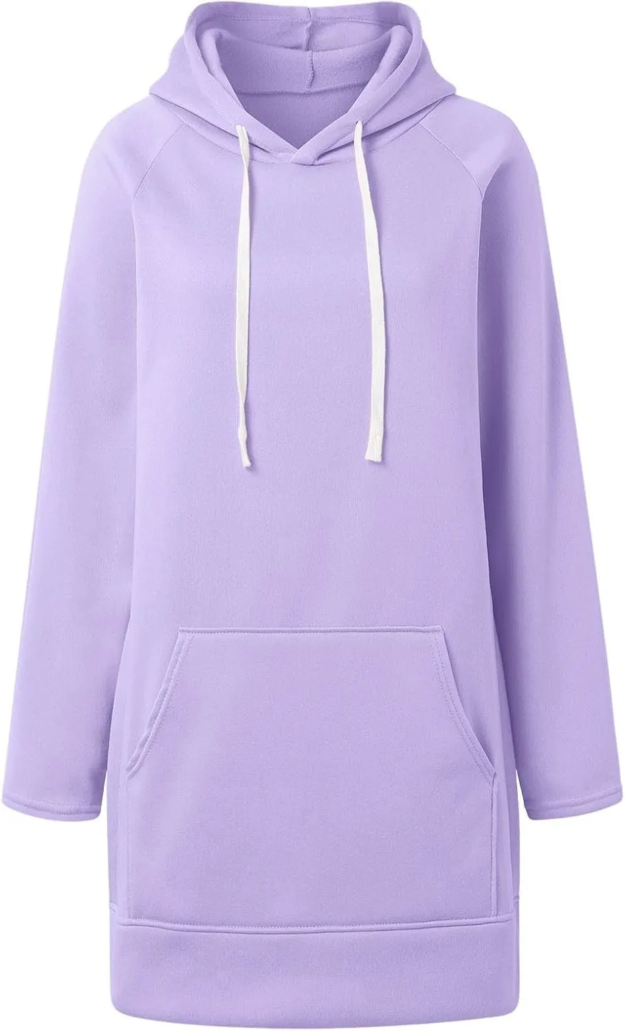Womens Oversized Sweatshirts Hoodies Casual Long Sleeve Fleece Tops Solid Color Drawstring Pullover Split Soft Outfits