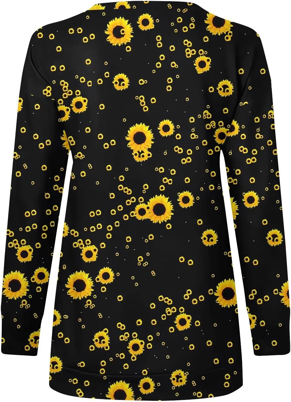 Women's Sweatshirts Trendy Graphic Print Crew Neck Half Zip Long Sleeve Tops 2024 Fall Casual Fashion Outfits