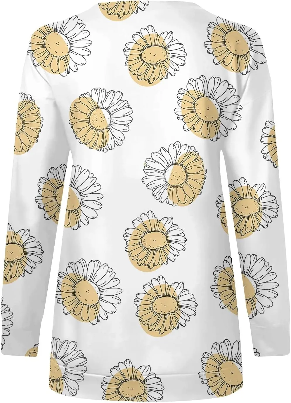 Women's Sweatshirts Trendy Graphic Print Crew Neck Half Zip Long Sleeve Tops 2024 Fall Casual Fashion Outfits