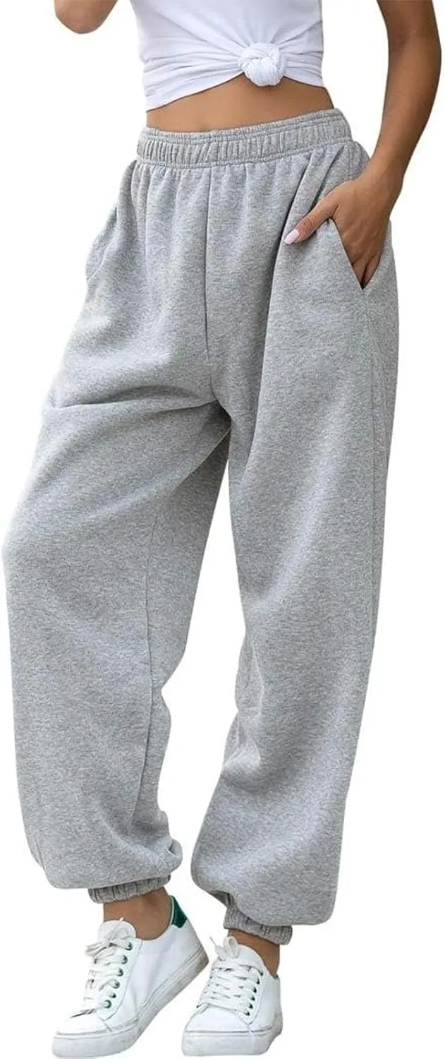 Womens Sweatsuits 2 Piece Set Fleece Hoodie Y2k Cozy Jogger Sweatpants Set Athleisure Comfrt Sweat Sets Loungewear