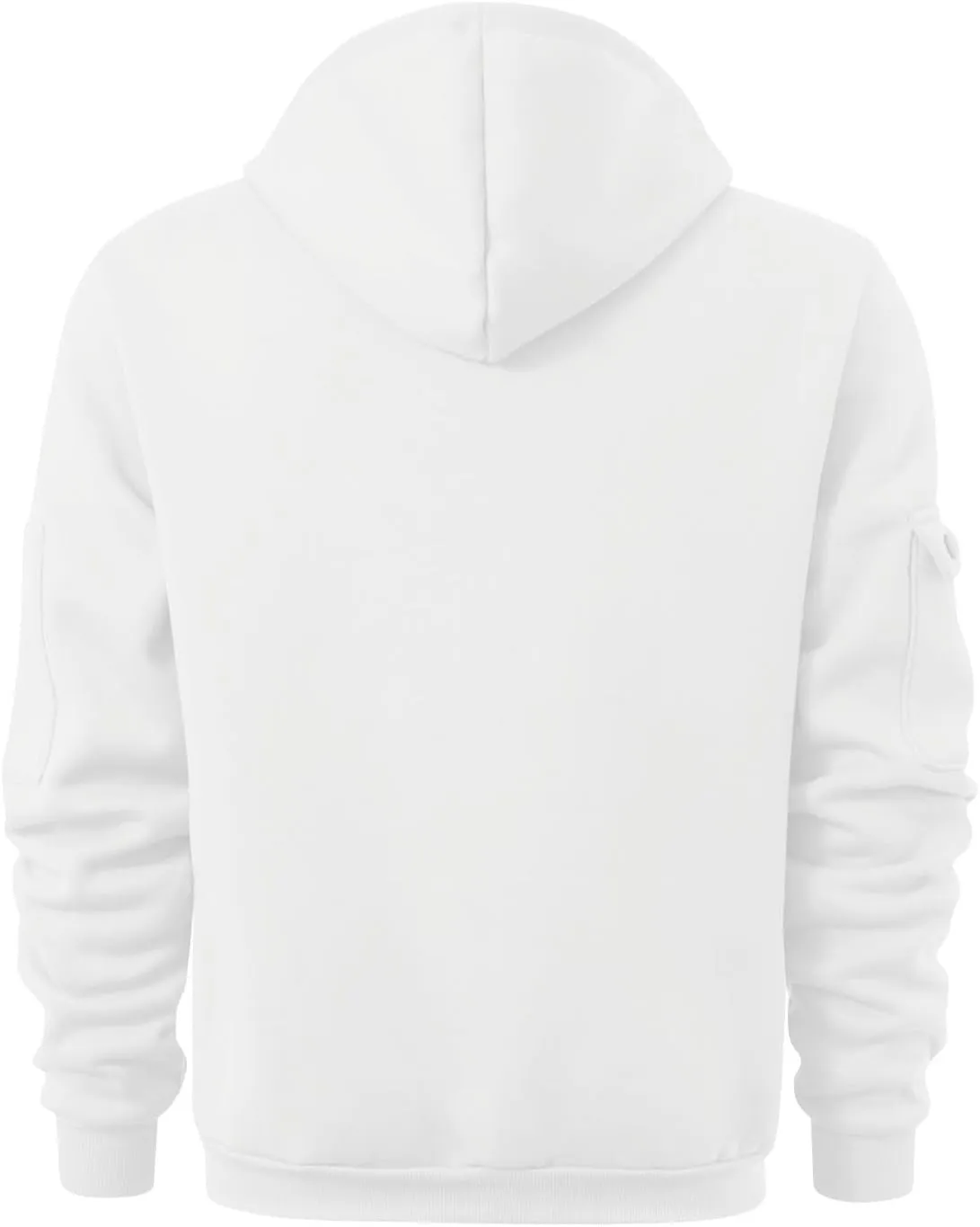 ZEFOTIM Hoodie for Men Drawstring Quarter Zip Hoodies Soild Color Pullovers Winter Sweatshirts with Pockets